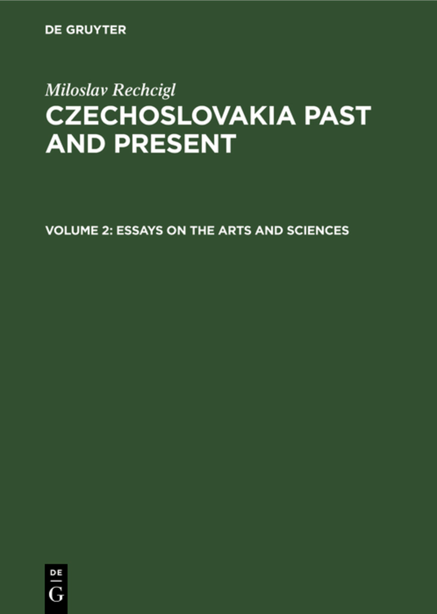Essays on the arts and sciences
